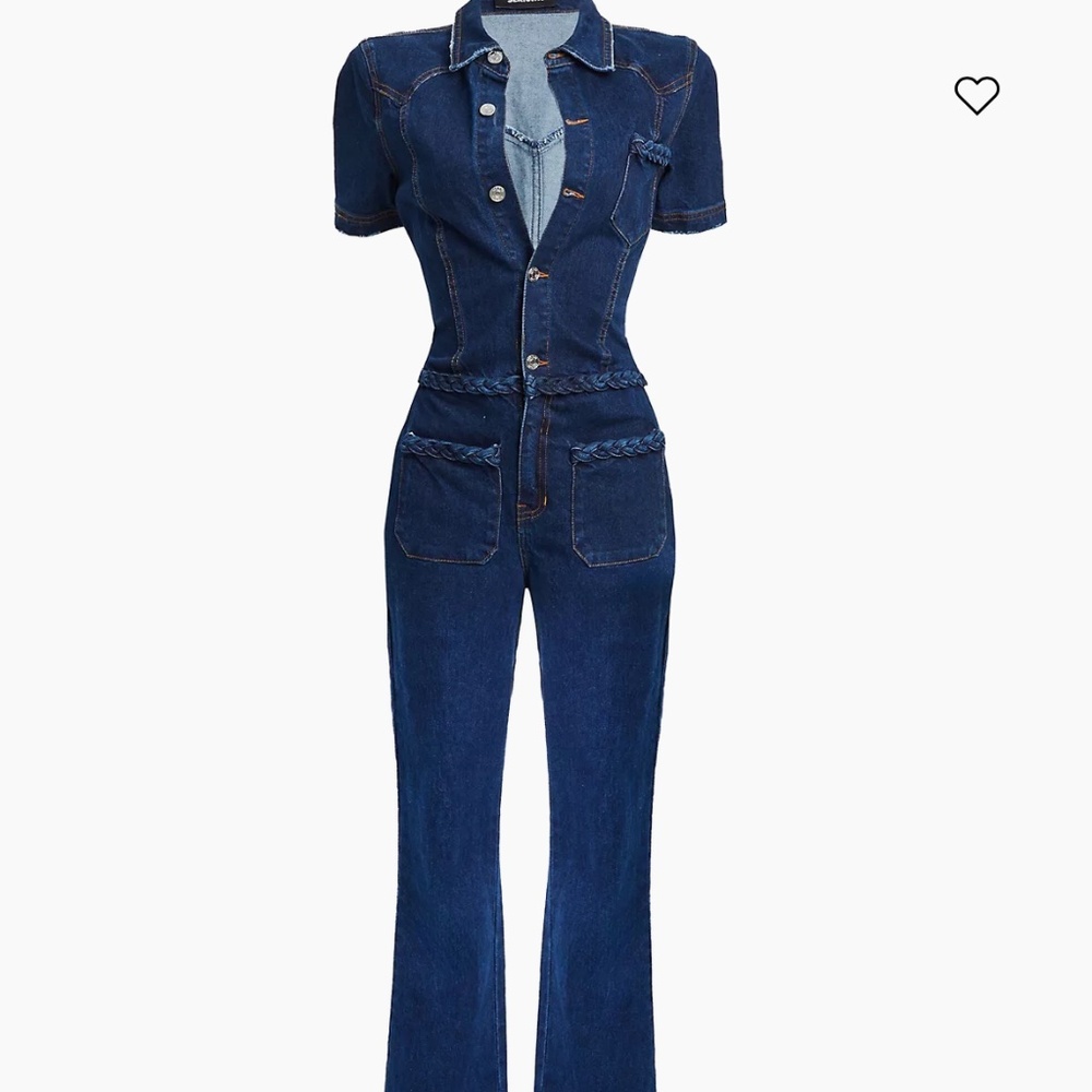 SER.O.YA Dark Blue Denim Jumpsuit